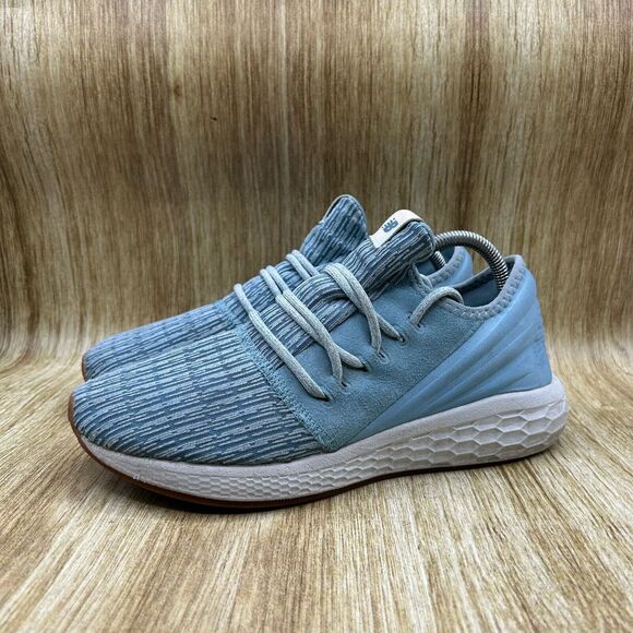 New Balance Fresh Foam Cruz V2 Women's 11 Blue White Running Shoes Sneakers - Picture 3 of 9